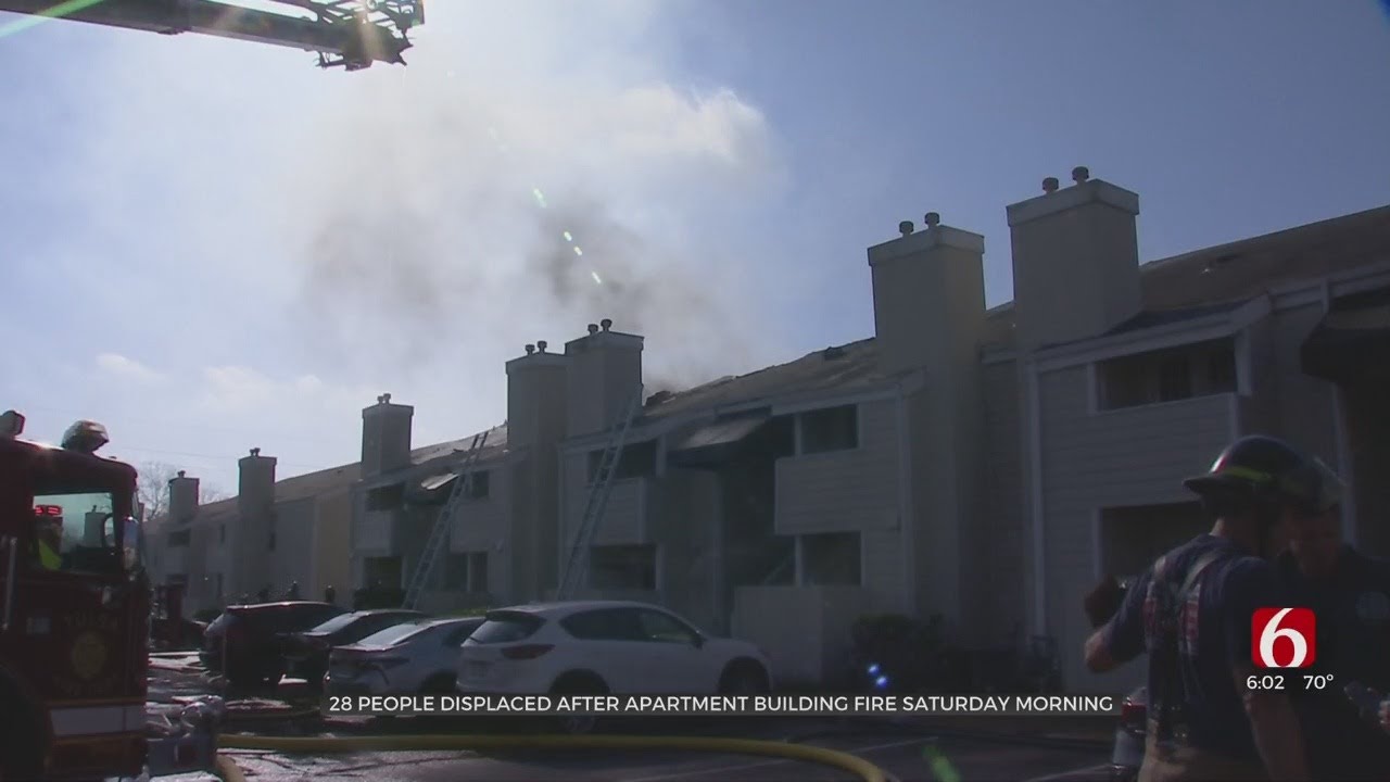 28 People Displaced After Apartment Building Fire Saturday Morning ...