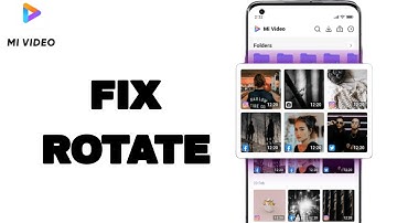 How To Fix And Solve Rotate On Mi Video App | Final Solution
