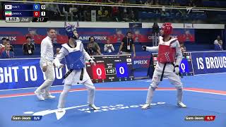 217 Round of 16 MEN M 58KG KOR PARK T IRI ZANDI A