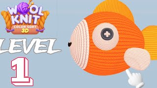 Wool Knit- Color Sort 3D level 1