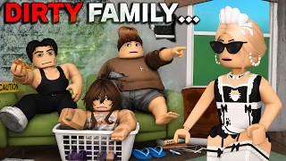 I GOT HIRED AS A MAID FOR A DIRTY FAMILY IN BLOXBURG