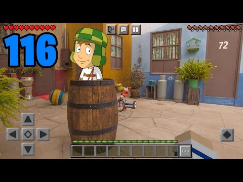 Chaves constrói uma simples casa no Minecraft: dc nl. Kiko: NAGASE