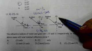 Physics 1992 HKCEE MC 16 B