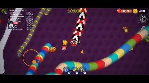 Wormszone.io live stream biggest worms hunting part (80) || Android / ios gameplay Walkthrough