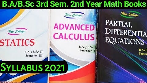 SYLLABUS OF MATHEMATICS FOR B.SC 3RD SEMESTER 2ND YEAR || FOR ALL UNIVERSITY