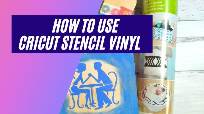 How to use Stencil Vinyl and Fabric Ink 