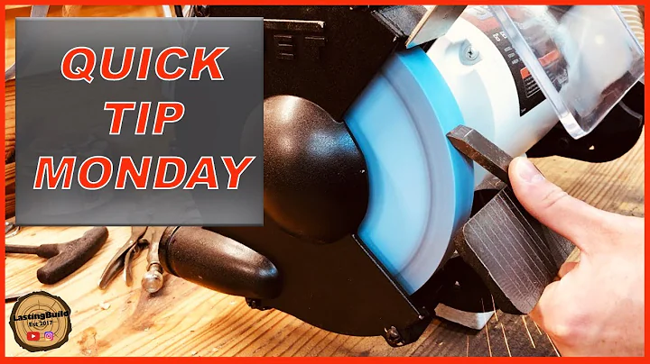 Sharpen Turning Tools in Seconds | No expensive Jig!