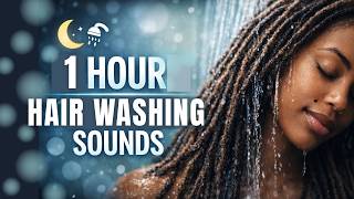 Washing My Locs ASMR for Deep Sleep & Relaxation | 4 Hours of Relaxing Shower Sounds 🚿