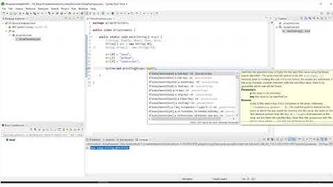 learn core java basics how to create array how to store elements in array how to sort elements array