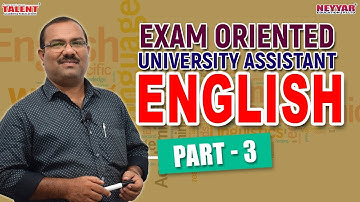 Most Expected ENGLISH Questions for University Assistant Exam 2019 Part 3 | TALENT ACADEMY