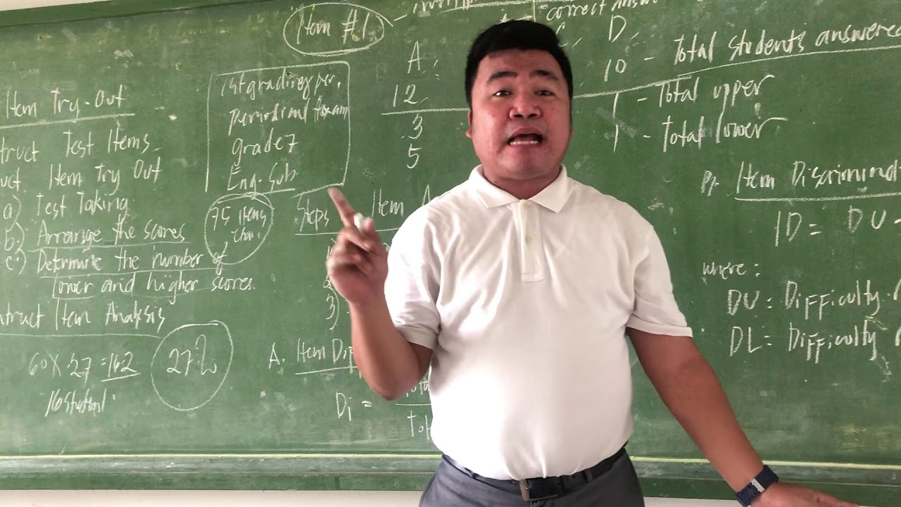 Item Analysis computation