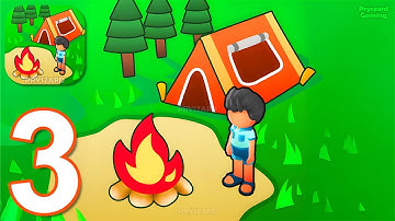 Davids Campground - Gameplay Walkthrough Part 3 Forest Camping Adventure (iOS, Android)