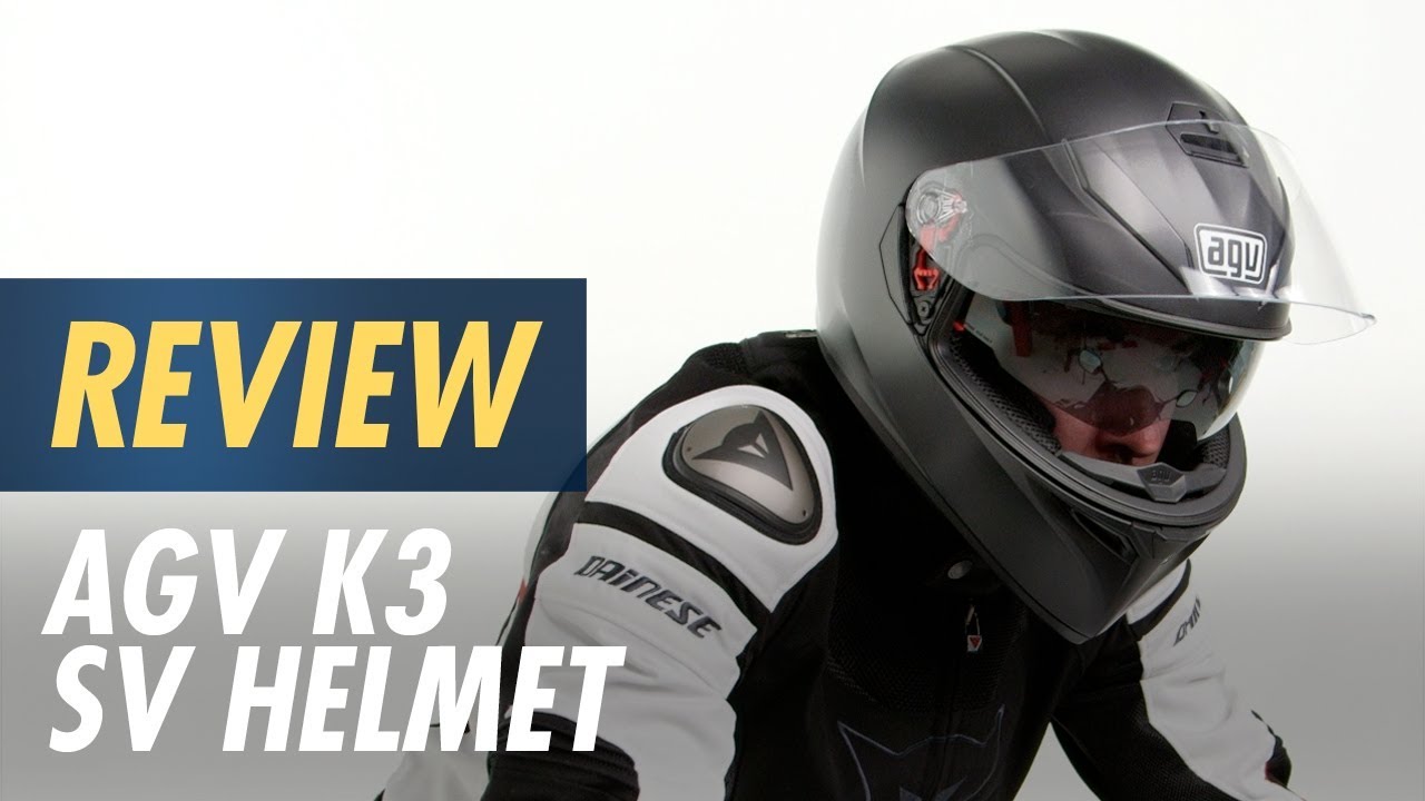 Recensione del casco da moto AGV K3 SV e K3 SV-S - Billys Crash Helmets