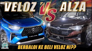 Toyota Veloz VS Perodua Alza 2022, Beza RM20 Ribu, Berbaloi ke Veloz ni?