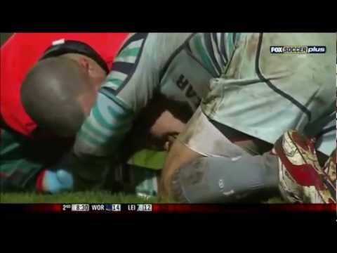 Mathew Tait breaks his nose vs Worcester ... and plays on