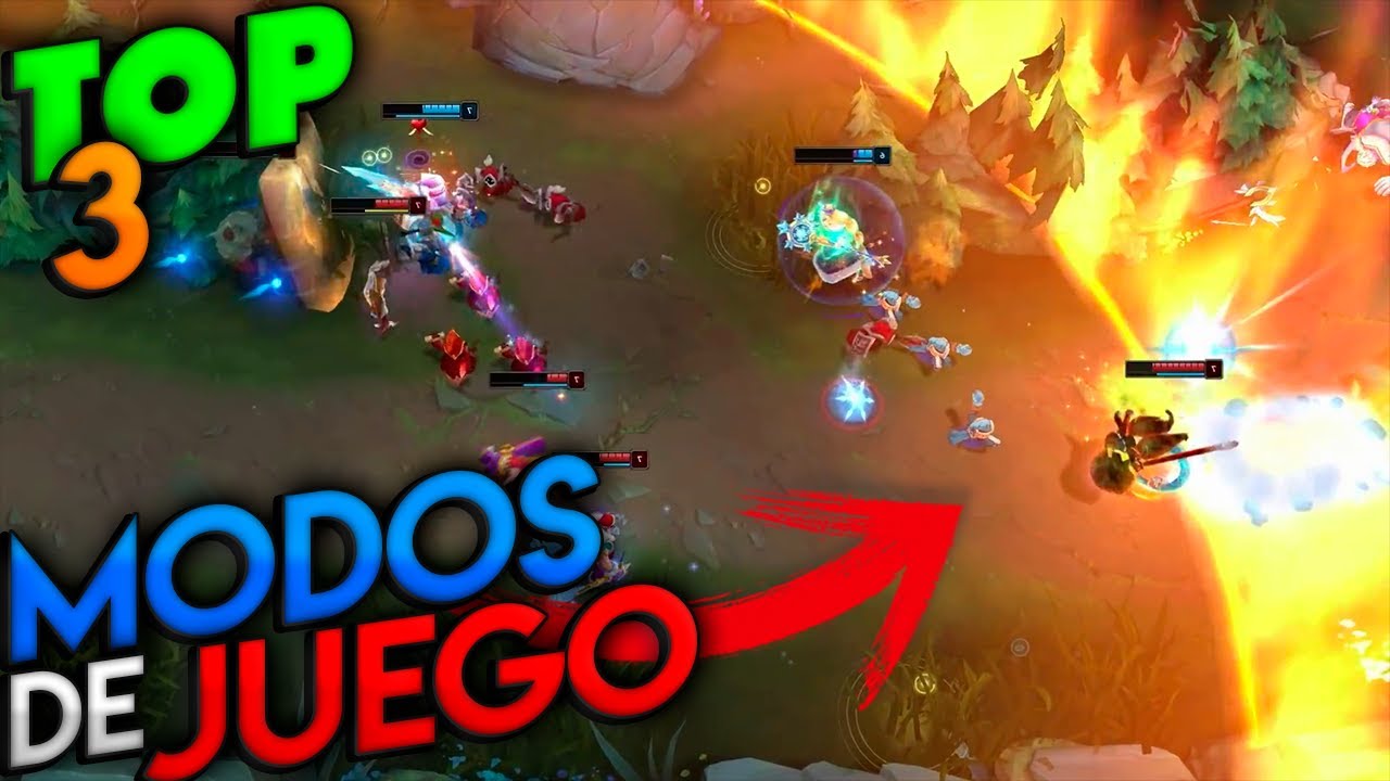 Top 3 Modos De los Juegos League Of Legends YouTube