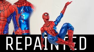 Repainting Marvel Legends Spider-man No Way Home Final Suit Spider-man