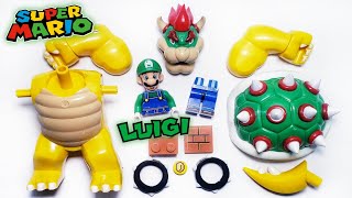 Lego Luigi vs Bowser | The Super Mario Bros | Unofficial Lego Minifigure