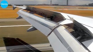 Lufthansa A319 Beautiful Windy Landing at Paris Charles de Gaulle Airport!
