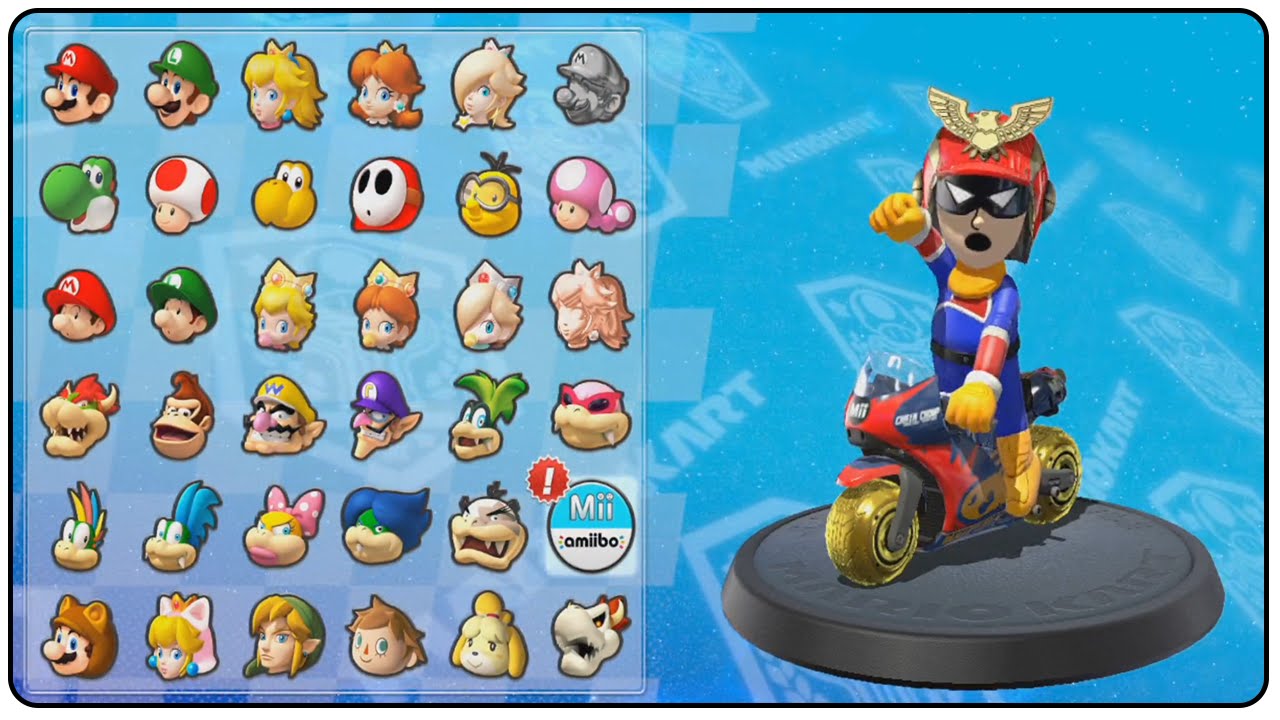 Mario Kart 8 All Amiibo Suits - YouTube