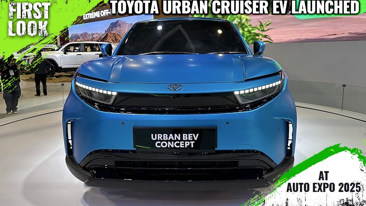 Toyota Urban BEV Concept Launched At Bharat Mobility Expo 2025 - Full ...