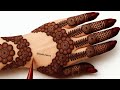 Very simple unique style mehndi design for back hand|new easy mehndi design 2025 | mehandi designs|