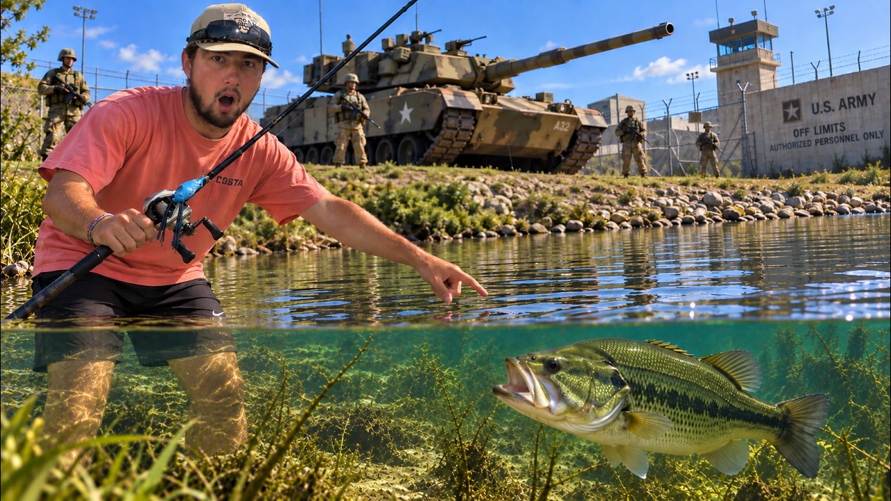 I Fished At A Military Base!