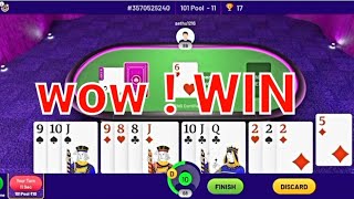 WOW!! RUMMYTIME GAME PLAY WIN🤑!!101POOL GAME PLAY screenshot 5