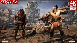 Erron Black vs Goro (Max Difficulty) - Mortal Kombat XL