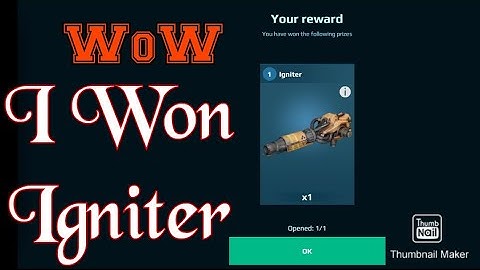 War Robots I Won Igniter || SpaceTech Fair Crate Opening