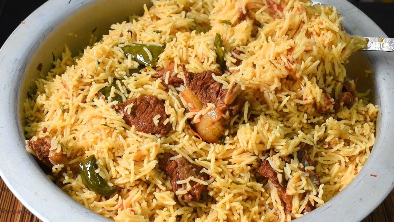 Bannu Beef Pulao Recipe | How to Make Bannu Beef Pulao | Bannu Chawal | Peshawar Street Food Recipe | Lively Cooking