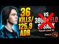 donk vs 3800 ELO Faceit Level 10... This is UNFAIR! 💀 (36 Kills / 1.61 Rating)