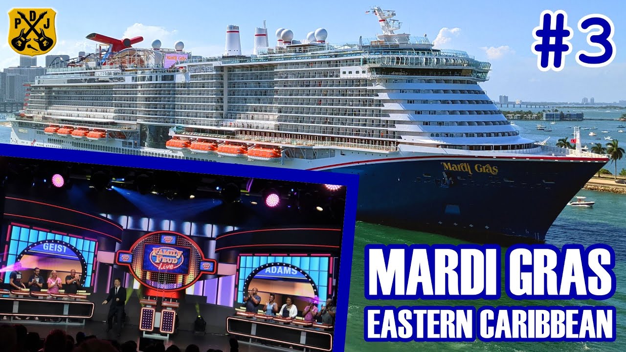Carnival Mardi Gras Pt.3: Havana Area, John & Christine, Chibang Dinner, Family Feud - ParoDeeJay