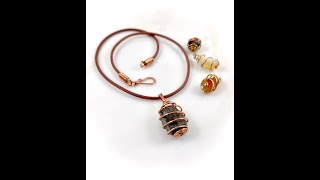 Creating a WIRE GEMSTONE CAGE
