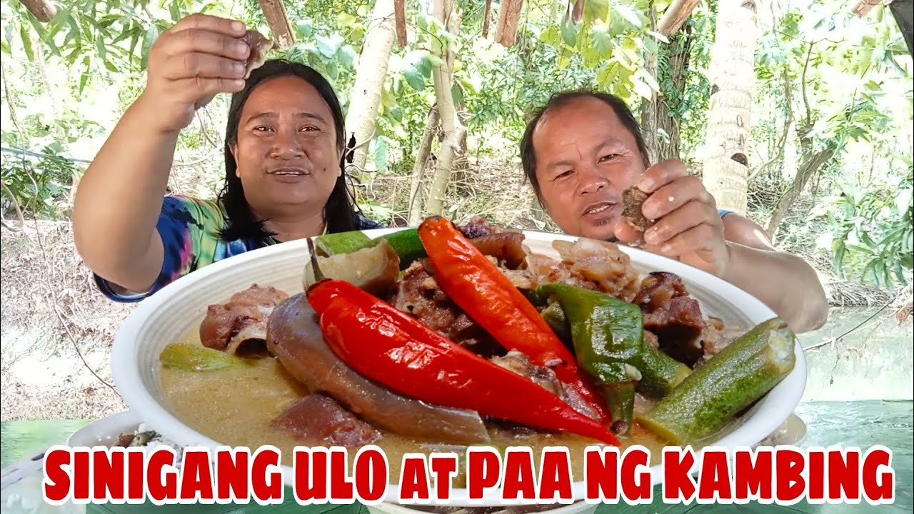 SINIGANG ULO AT PAA NG KAMBING #lutongbahayrecipe 