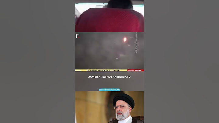 Helikopter Presiden Iran Jatuh, Ebrahim Raisi Meninggal Dunia #presideniran #ebrahimraisi
