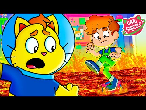 24 HORAS NO PARQUE AQUÁTICO COM ASTRO !!!, Gato Galactico e Astro Desenho  Animado gameplay