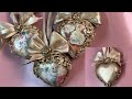 Винтажные сердечки своими руками. Handmade vintage hearts.