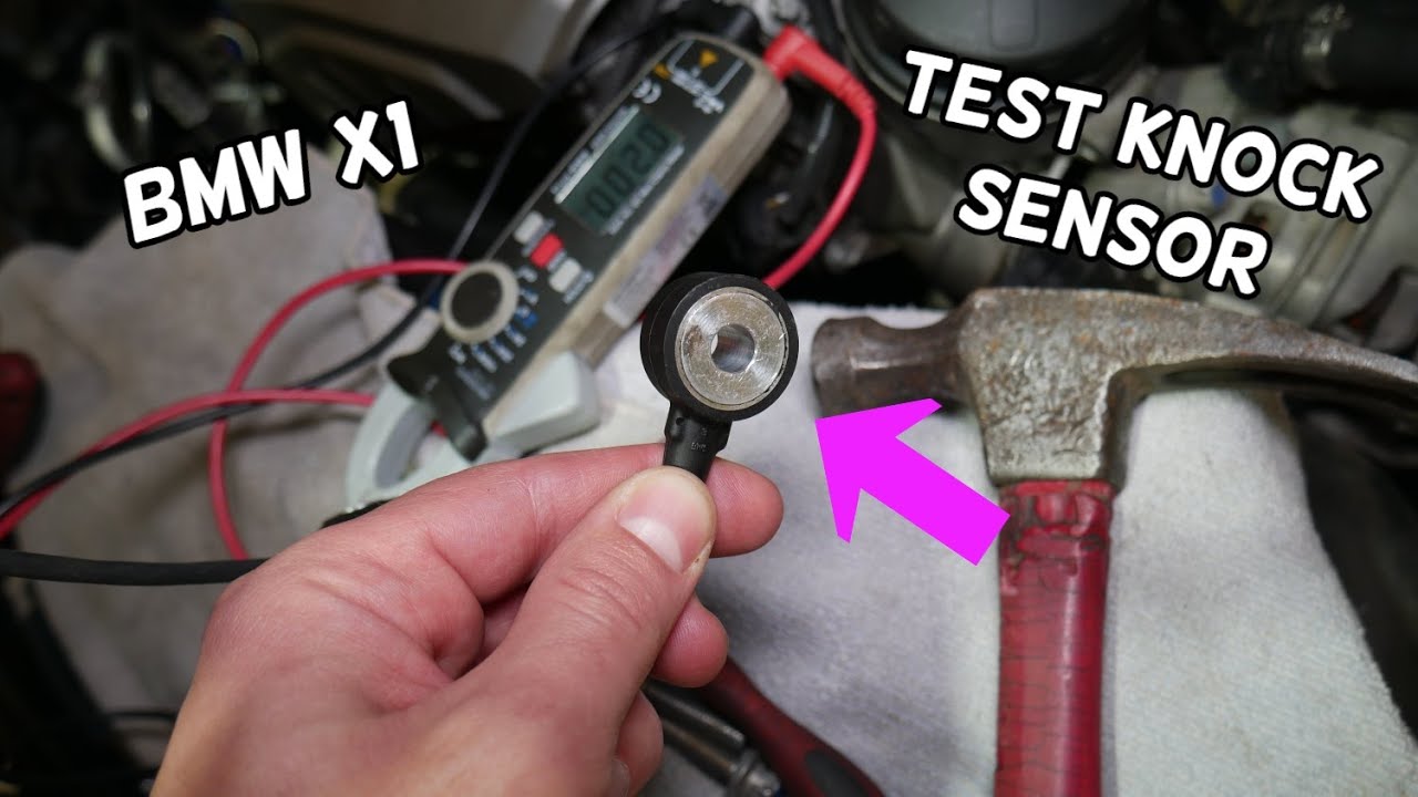 BMW X1 HOW TO TEST KNOCK SENSOR E84 F48 - YouTube