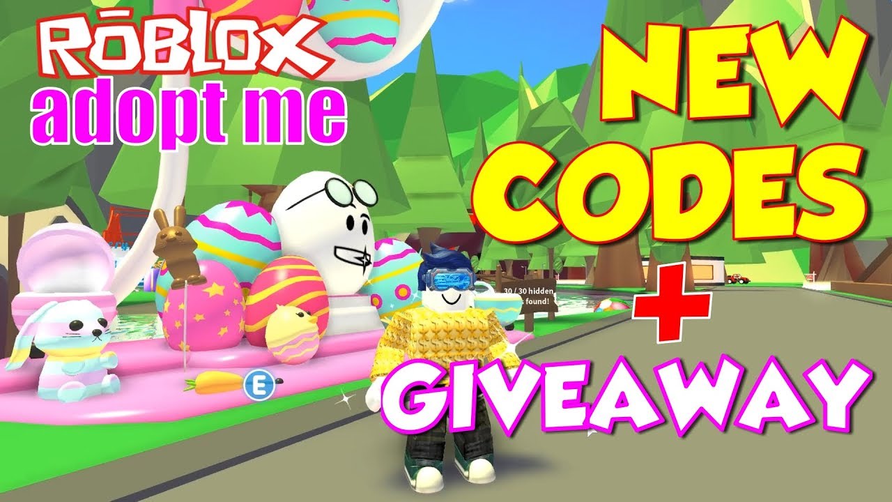 New Adopt Me Code Plus Easter Items Adopt Me Giveaway Youtube