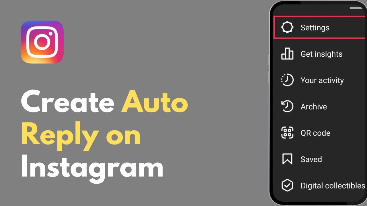 How To Create an Auto Reply on Instagram (2026) | Automatic DM Reply ...