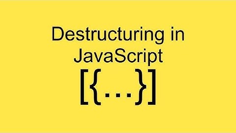 Array Destructuring in Javascript #js  #javascript  #es6  #react  #reactjs  #youtube