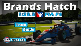 iRacing F4 Brands Hatch Track Guide FIXED - 1:23.3 - 2024 Season 2