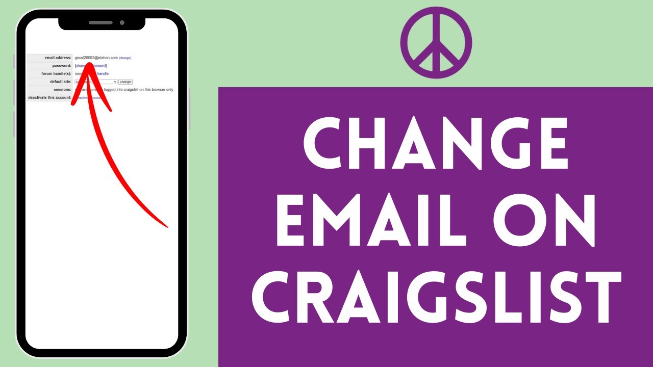 How to Change Your Email on Craigslist 2024 (EASY!!) YouTube How to Change Your Email on Craigslist 2024 (EASY!!) YouTube
