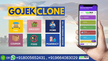 gojek clone app | make App like Gojek | #gojek clone | Gojek clone 2022 #applikegojek | Raunix