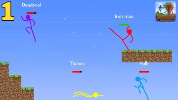 Stickman Hero Fight Battle War Gameplay Walkthrough Part 1 | All Levels (Android, iOS)