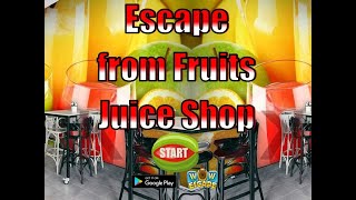escape from fruits juice shop video walkthrough screenshot 3