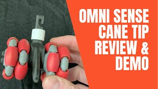 Omni Sense White Cane Tip Review & Demo (COMS)