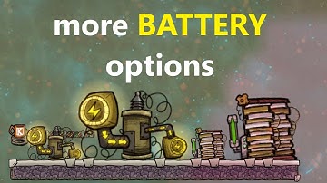 Oxygen Not Included - Favorite Mods - more battery options
