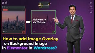 How to add Image Overlay on Background Image in Elementor in Wordpress